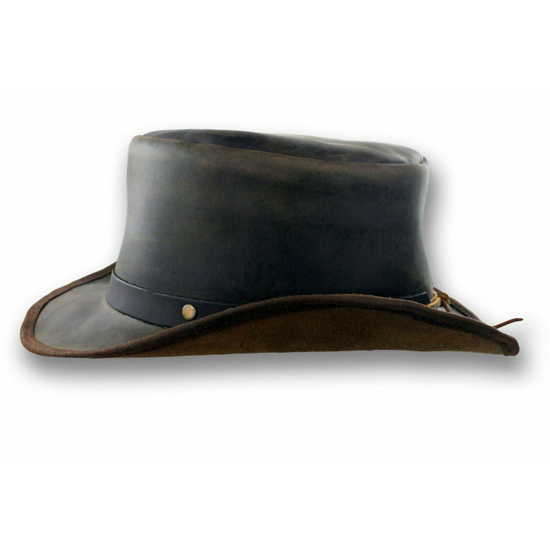 Leather best sale coachman hat